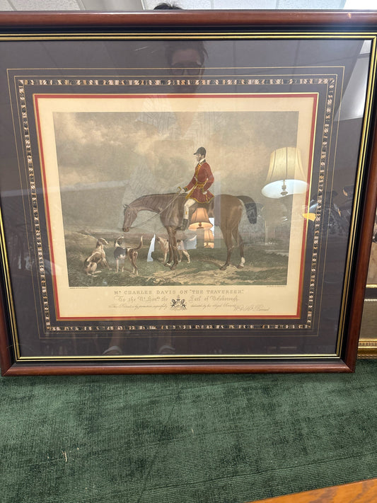 "The Traverser" Print in Brown Frame (32x30)