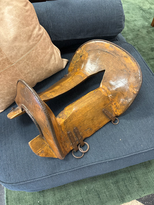 Antique Horse Saddle circa 1850-1870 w/ COA