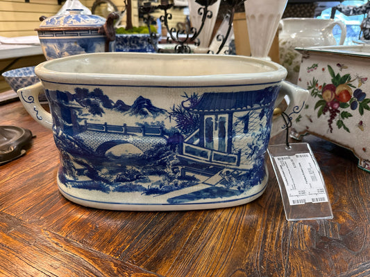 Vintage Large Oval Planter w/Handles