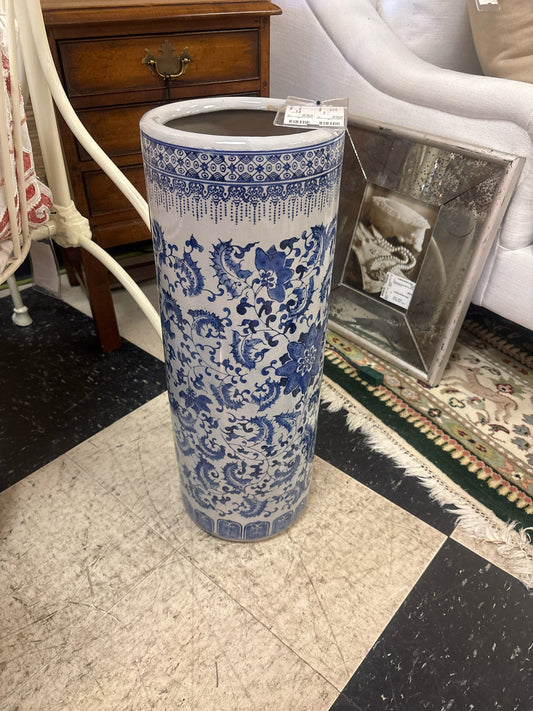 Blue & White Umbrella Holder